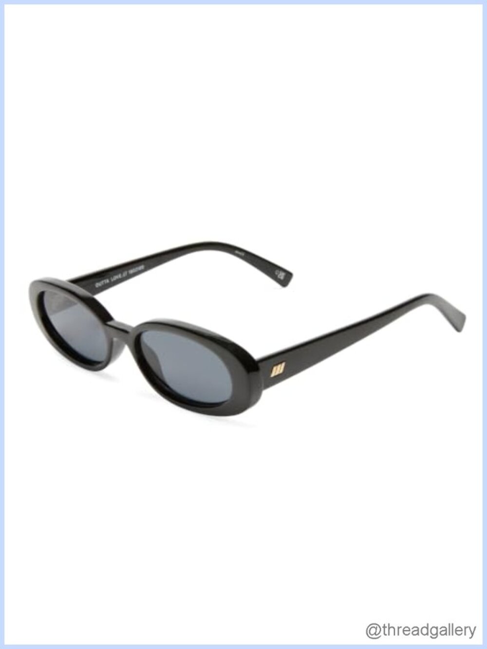Retro 90s Oval Sunglasses Slim Frame UV400 Unisex Summer Wear